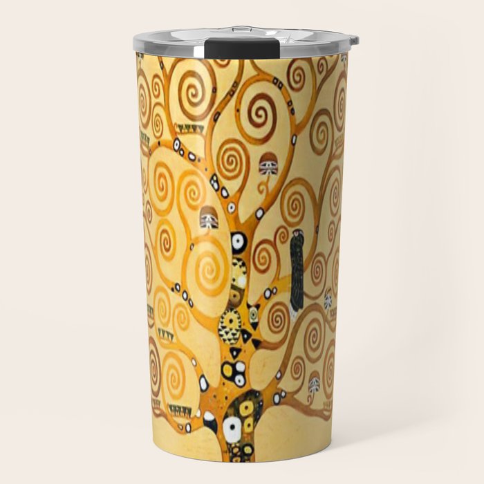 Gustav Klimt The Tree of Life Travel Mug Gallery Image 1