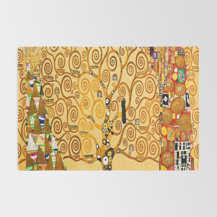 Gustav Klimt The Tree of Life Rug Gallery Image 2