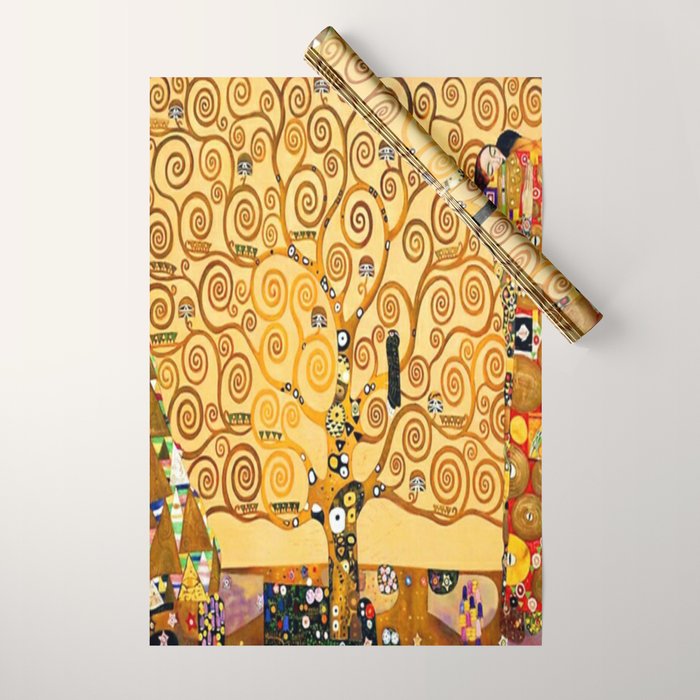 Gustav Klimt The Tree of Life Wrapping Paper Gallery Image 1