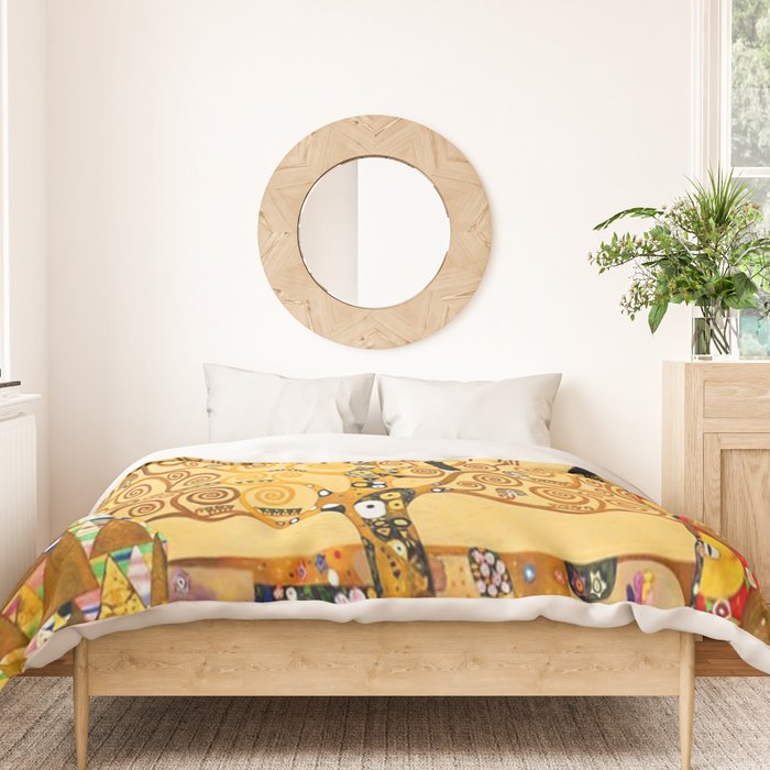 Gustav Klimt The Tree of Life Duvet Cover Gallery Image 3