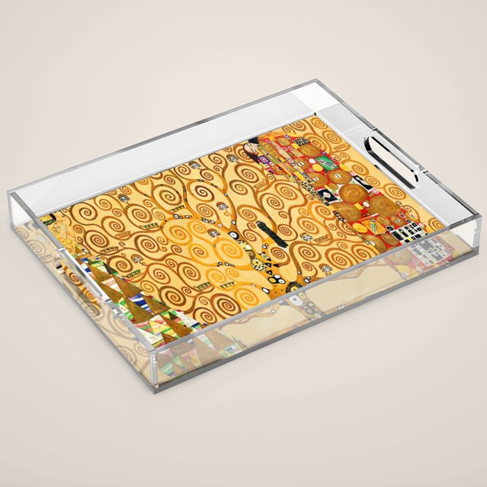 Gustav Klimt The Tree of Life Acrylic Tray Gallery Image 1