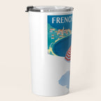 1954 FRENCH RIVIERA Travel Poster Travel Mug Gallery Image 3