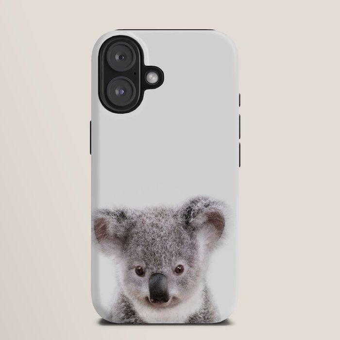 Baby Koala, Art for Kids, Nursery Art, Baby Animals Art Print By Synplus iPhone Case Gallery Image 9