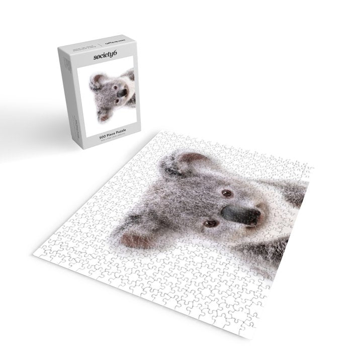Baby Koala, Art for Kids, Nursery Art, Baby Animals Art Print By Synplus Jigsaw Puzzle Gallery Image 2