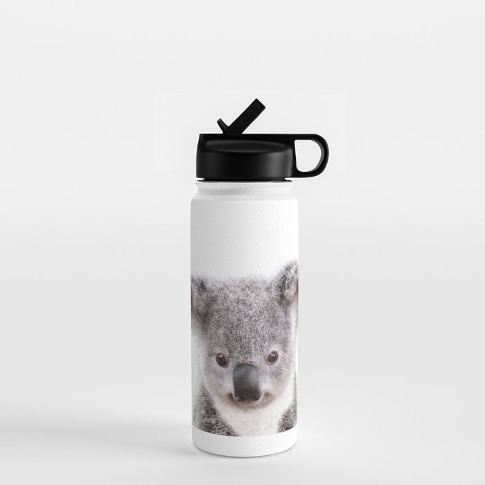 Baby Koala, Art for Kids, Nursery Art, Baby Animals Art Print By Synplus Water Bottle Gallery Image 1
