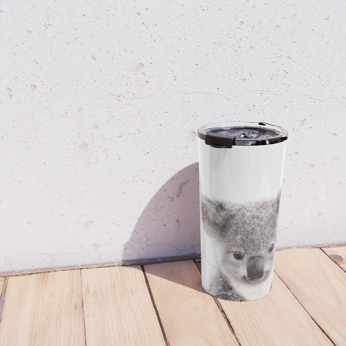 Baby Koala, Art for Kids, Nursery Art, Baby Animals Art Print By Synplus Travel Mug Gallery Image 4