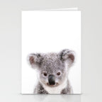 Baby Koala, Art for Kids, Nursery Art, Baby Animals Art Print By Synplus Stationery Card Gallery Image 2