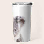 Baby Koala, Art for Kids, Nursery Art, Baby Animals Art Print By Synplus Travel Mug Gallery Image 2