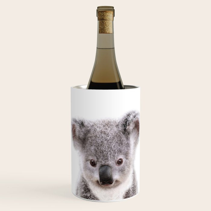 Baby Koala, Art for Kids, Nursery Art, Baby Animals Art Print By Synplus Wine Chiller Gallery Image 1