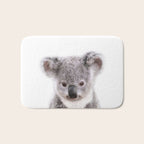 Baby Koala, Art for Kids, Nursery Art, Baby Animals Art Print By Synplus Bath Mat Gallery Image 1