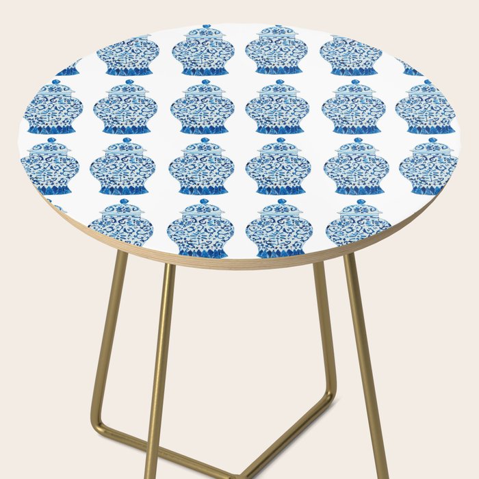 Blue and White Ginger Jars  Side Table Gallery Image 2