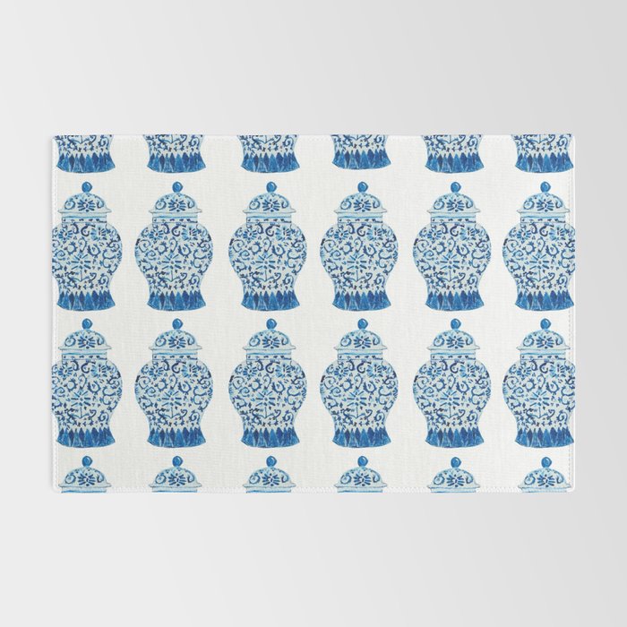 Blue and White Ginger Jars  Rug Gallery Image 2