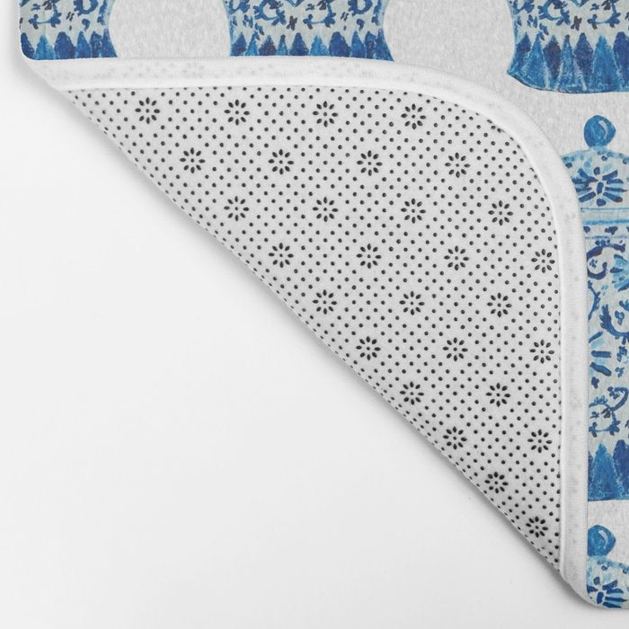 Blue and White Ginger Jars  Bath Mat Gallery Image 2