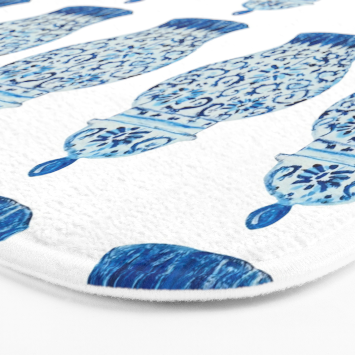 Blue and White Ginger Jars  Bath Mat Gallery Image 3
