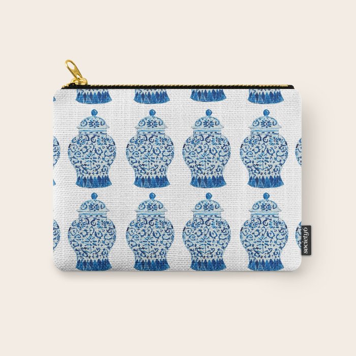 Blue and White Ginger Jars  Carry All Pouch Gallery Image 1