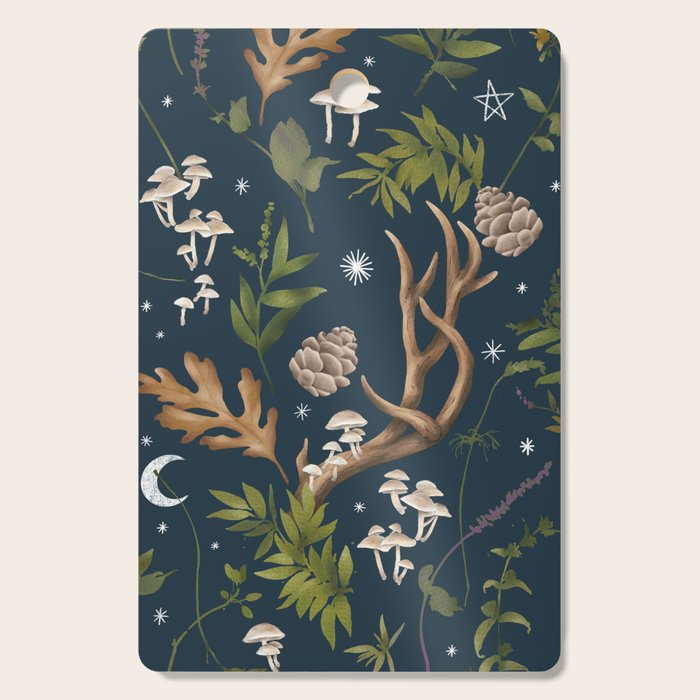 Whimsical Woodland Night Cutting Board Gallery Image 1