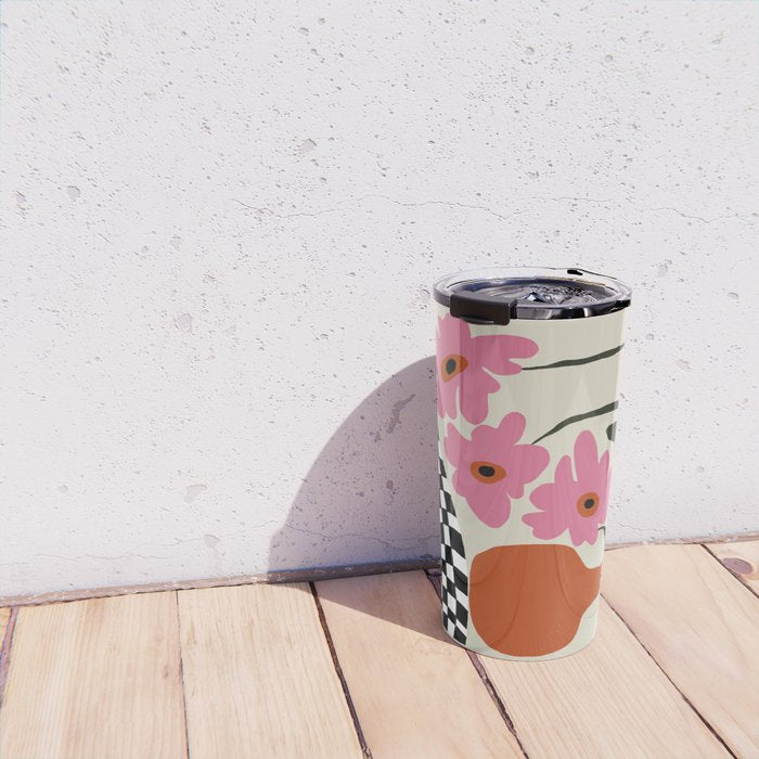 Vintage blossom  Travel Mug Gallery Image 4