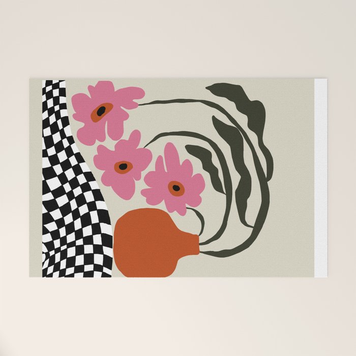 Vintage blossom  Welcome Mat Gallery Image 1