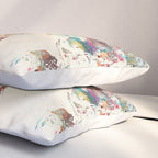 world map watercolor Pillow Sham Gallery Image 3