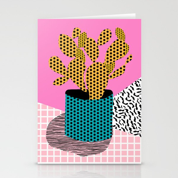 Ace - 80's throwback retro vintage hipster texture vinyl record 1980's 90's cool memphis bright fun Stationery Card Gallery Image 2