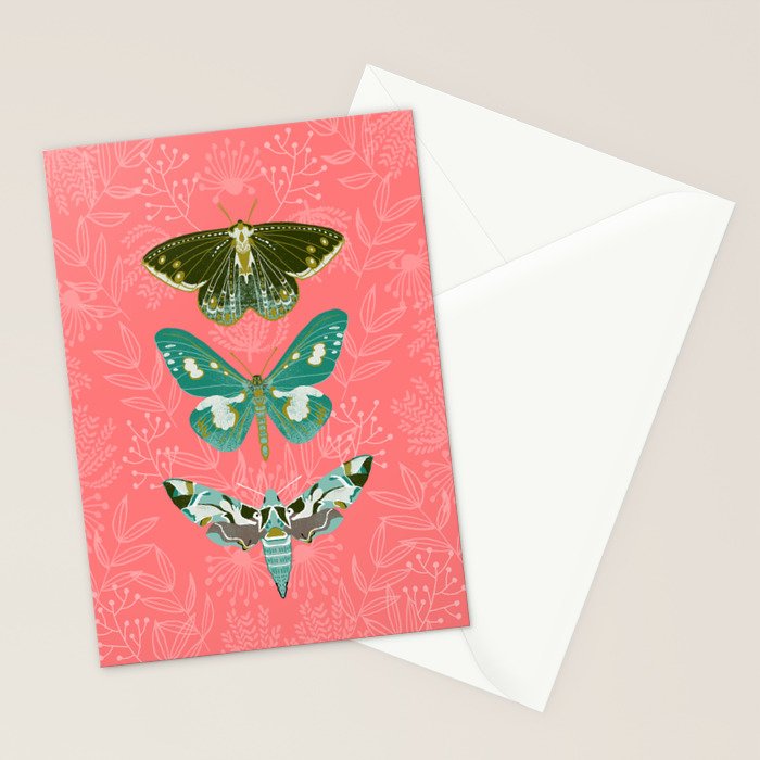 Lepidoptery No. 5 by Andrea Lauren  Stationery Card Gallery Image 2
