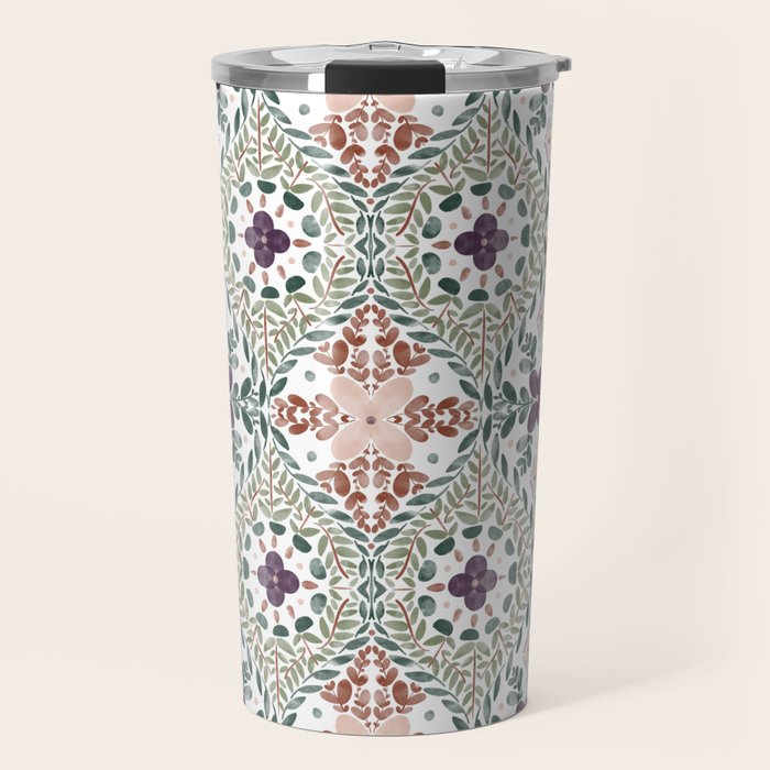 Rustic Intricate Garden Travel Mug Gallery Image 1