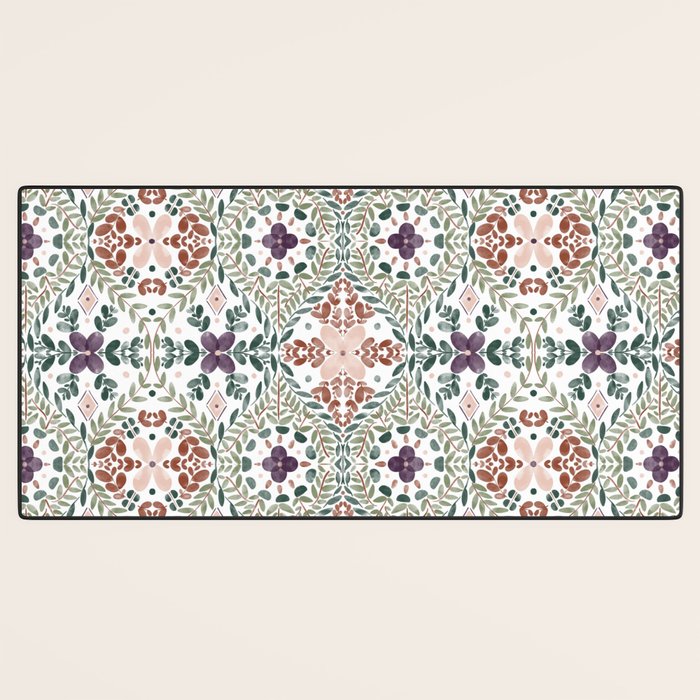 Rustic Intricate Garden Desk Mat Gallery Image 3