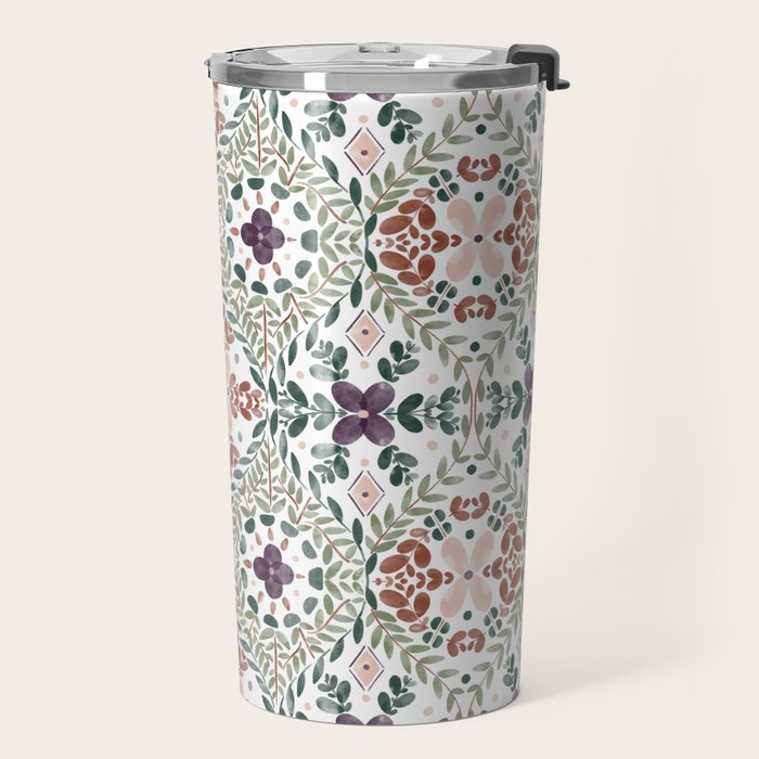 Rustic Intricate Garden Travel Mug Gallery Image 2