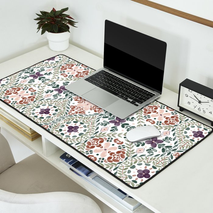 Rustic Intricate Garden Desk Mat Gallery Image 2