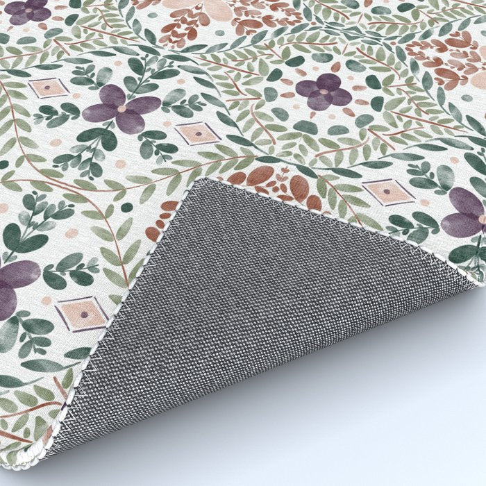 Rustic Intricate Garden Rug Gallery Image 4