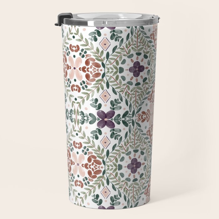 Rustic Intricate Garden Travel Mug Gallery Image 3