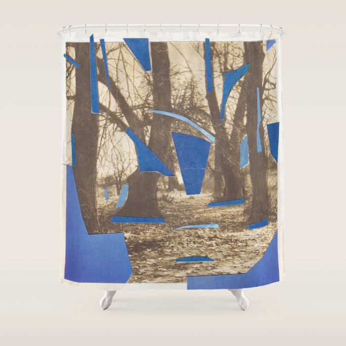 Frost Fragments Shower Curtain Gallery Image 1