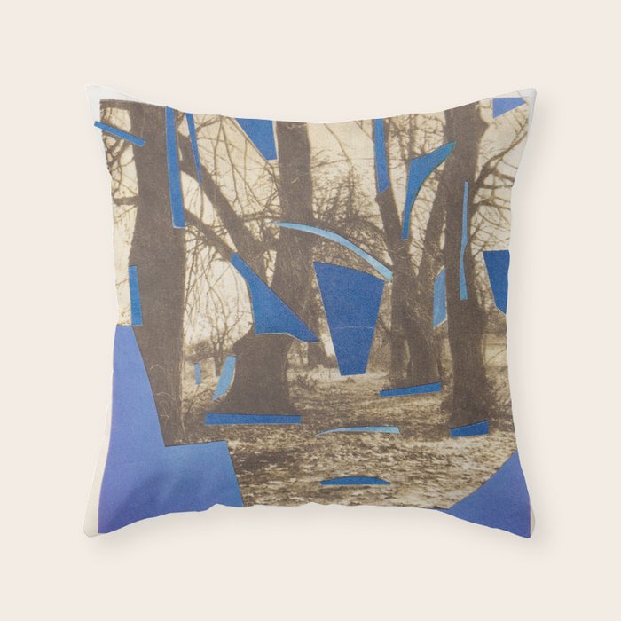 Frost Fragments Throw Pillow Gallery Image 6