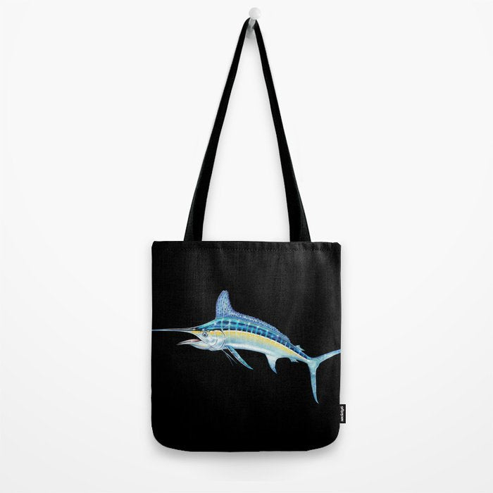 White Marlin Tote Bag Gallery Image 2