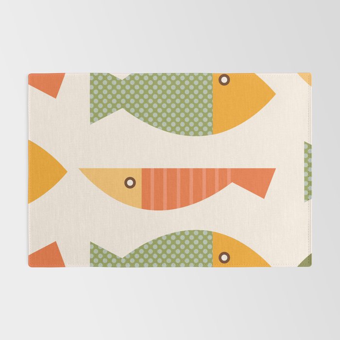 Geometrical Fish Rug Gallery Image 2