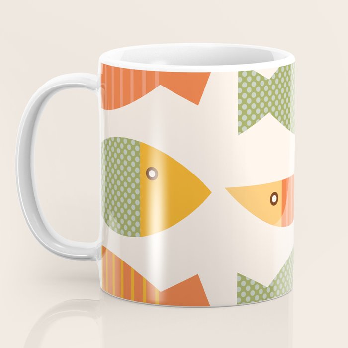 Geometrical Fish Coffee Mug Gallery Image 3