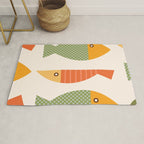 Geometrical Fish Rug Gallery Image 1