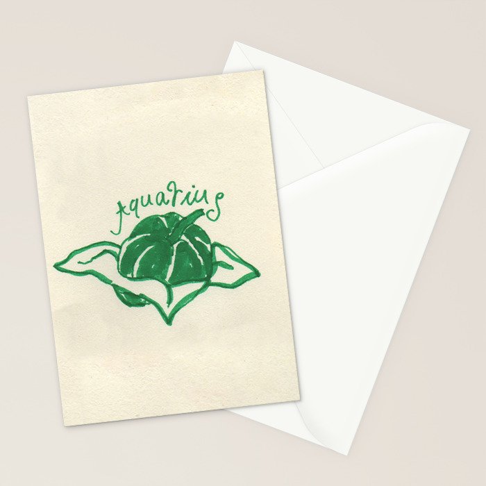 aquarius tomato Stationery Card Gallery Image 2