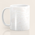 Coastal Daydreams Ivory Ocean Collage Pattern Coffee Mug Gallery Image 3