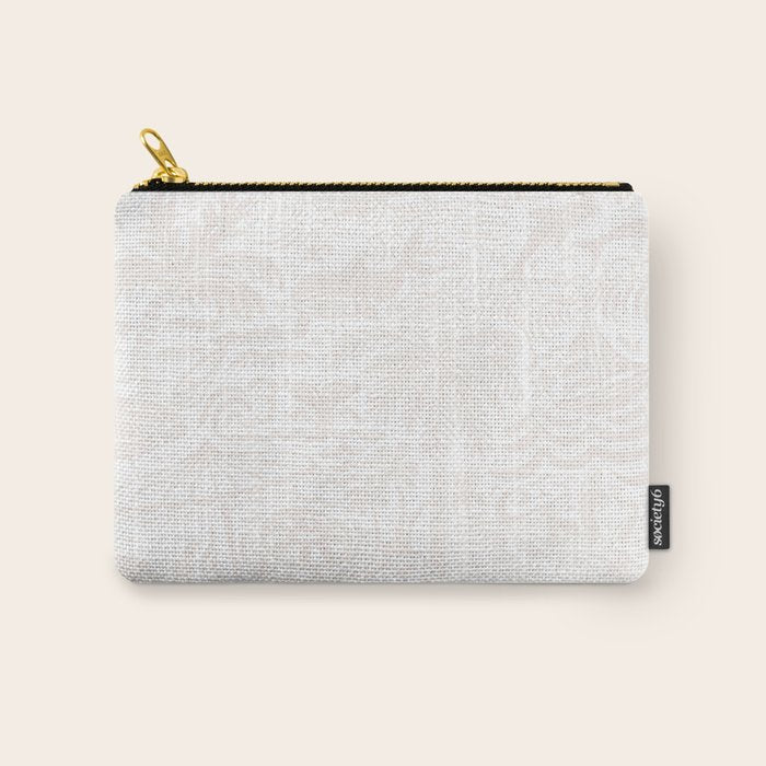 Coastal Daydreams Ivory Ocean Collage Pattern Carry All Pouch Gallery Image 1