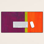 Orange Plum  Desk Mat Gallery Image 1