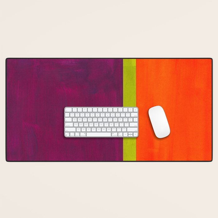 Orange Plum  Desk Mat Gallery Image 1
