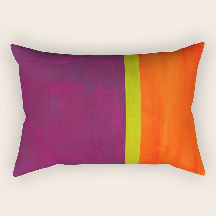 Orange Plum  Rectangular Pillow Gallery Image 1