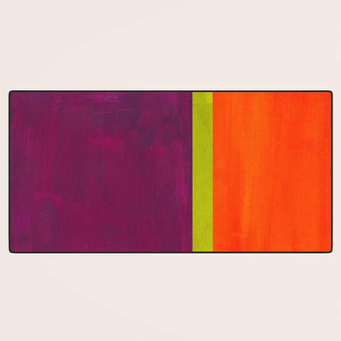 Orange Plum  Desk Mat Gallery Image 3