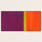 Orange Plum  Desk Mat Gallery Image 3