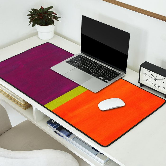 Orange Plum  Desk Mat Gallery Image 2