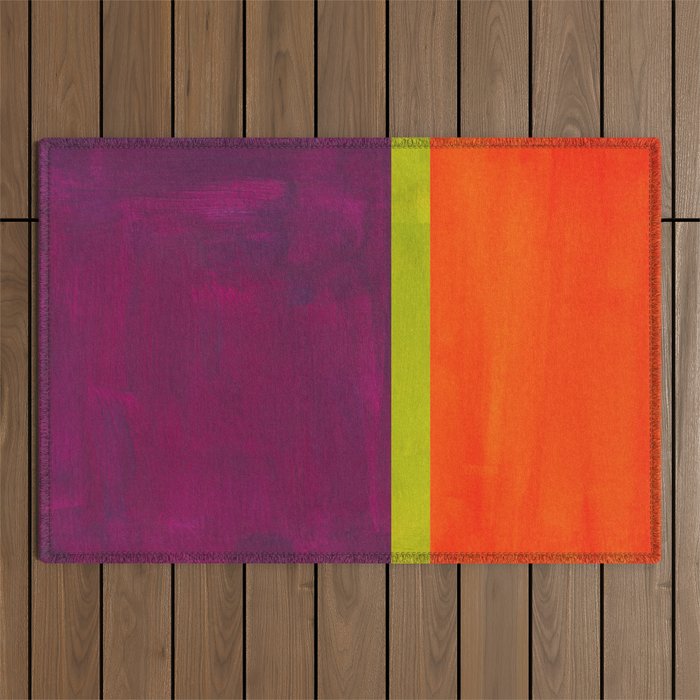 Orange Plum  Outdoor Rug Gallery Image 1