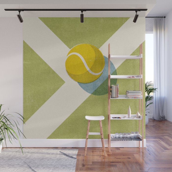 BALLS / Tennis (Grass Court) Wall Mural Gallery Image 1