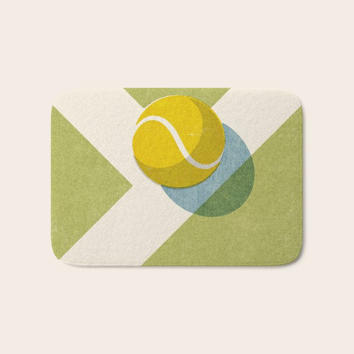 BALLS / Tennis (Grass Court) Bath Mat Gallery Image 1