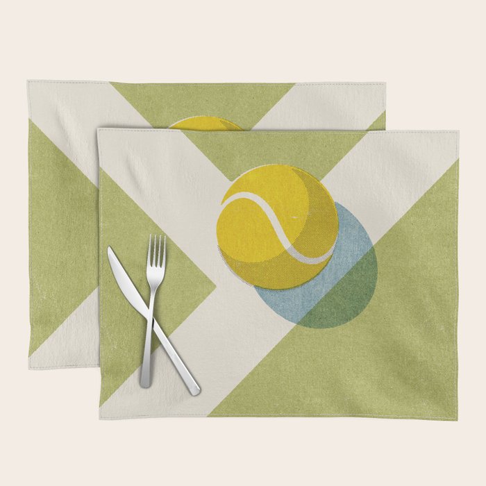BALLS / Tennis (Grass Court) Placemat Gallery Image 1